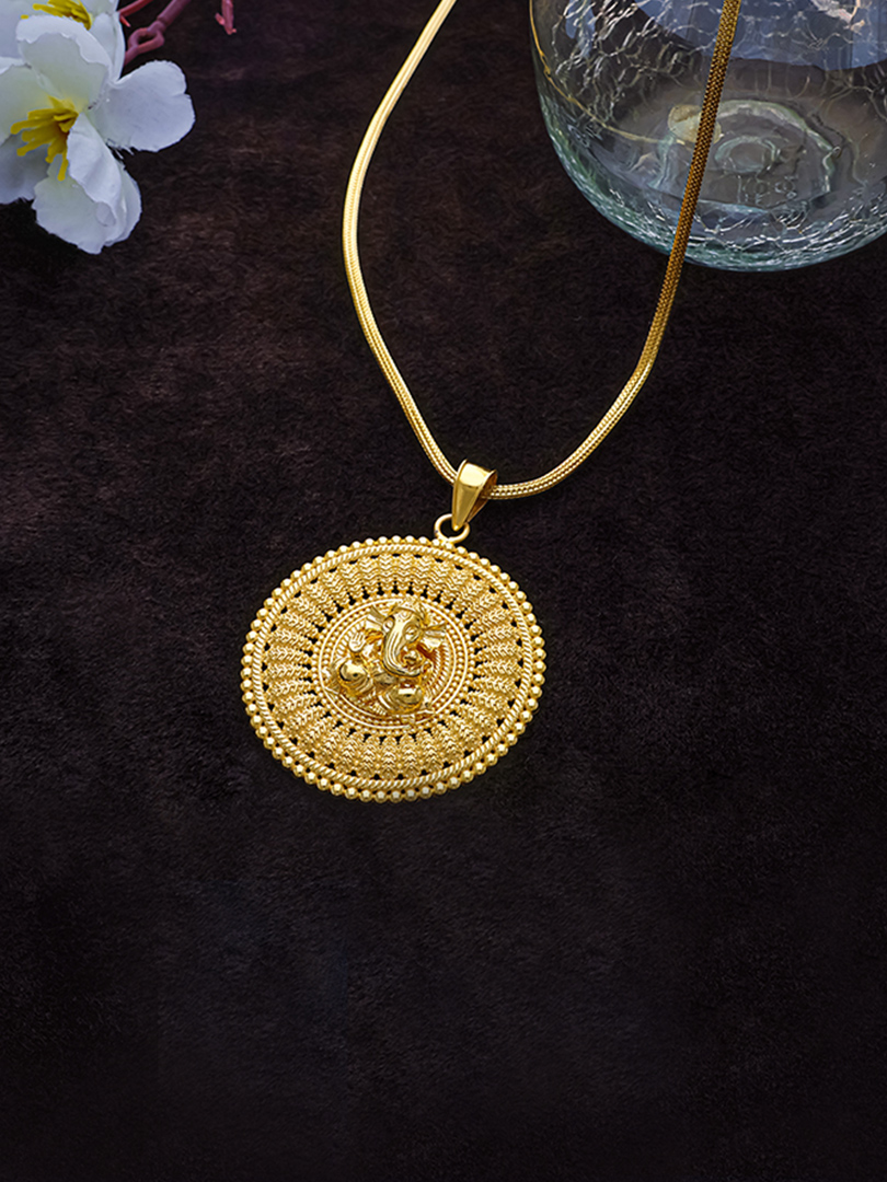 Ganesh Chakra Blessings Pendant - Arundhati Jewellers