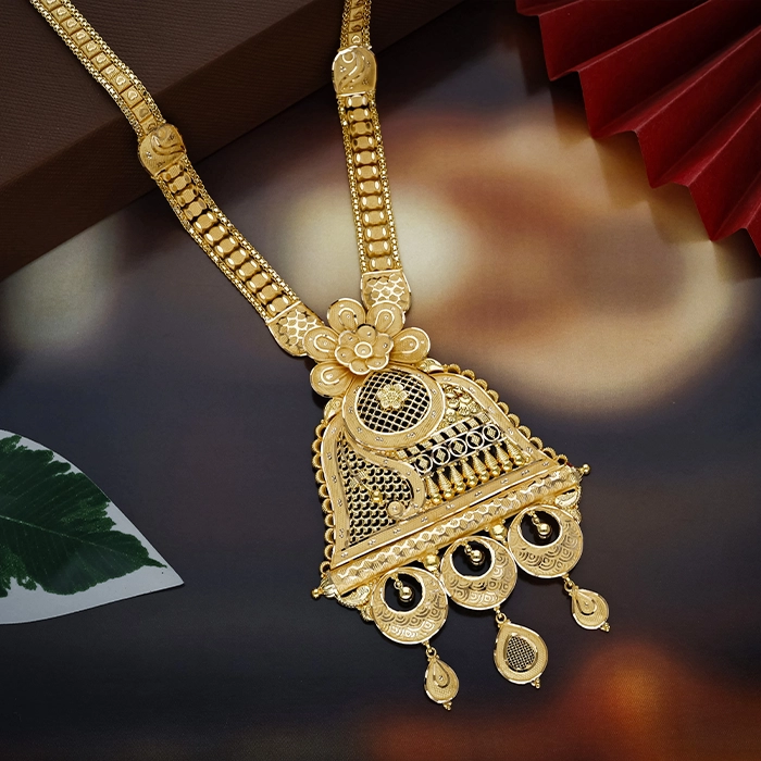 Gold Rani Haar Necklace - NKSL6657SU2E83 - Image 2