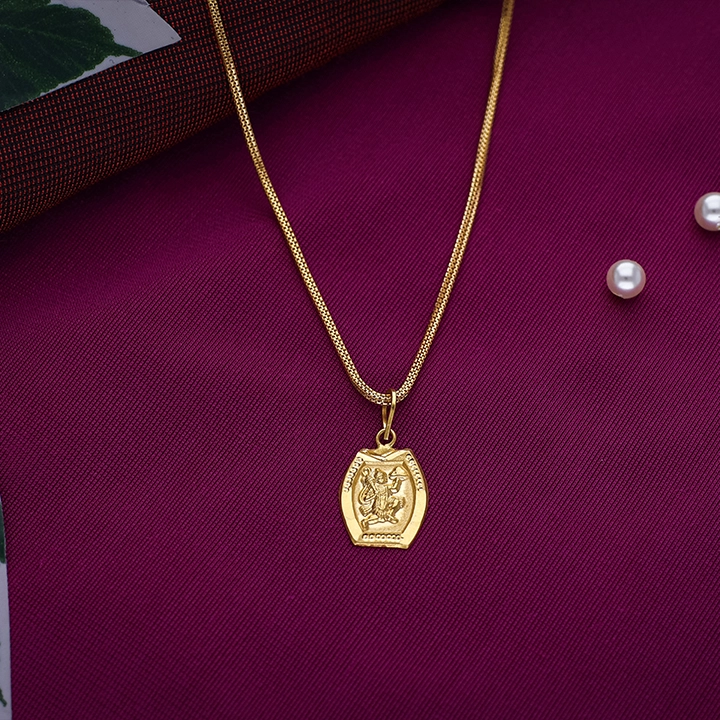 Hanuman Ji 22K Gold Kids Pendant Locket-LKT5463 SU2E81 - Image 2