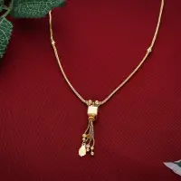 Gold Geometric Tassel Pendant - CH16421SU2EA8