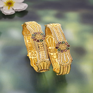 2 Set Gold Bangles-BNG21567