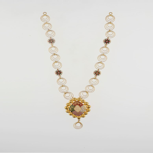 Meenakari Chakra Pendant Necklace-1060005748580AA S263