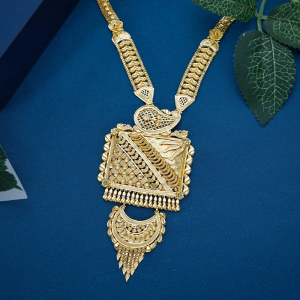 22K Gold Peacock Motif Jaali Necklace - NKSL7017SU2EA1