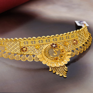 Traditional Gold Choker Necklace for Women- NCCS0601 S263