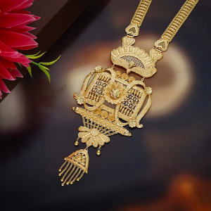 22K Gold Floral Rani Necklace - NKSL6659SU2E83