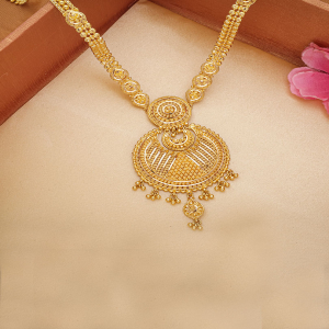 Ethinic Chandbali Gold Necklace