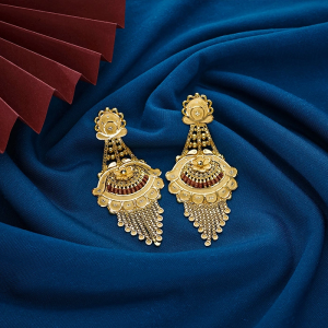 Latest Gold Hanging Earrings For Women-ER16862 SU2E83
