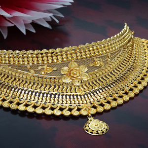 Suvarna Kalika Grand Gold Choker-NCCS0447 SU2EAE