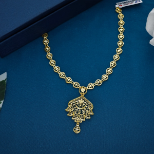 22K Gold Turkish Filigree Short Necklace - NCKSS31465S364