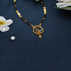 Radha Krishna 22K Gold Mangalsutra - 1060011011456AA S110