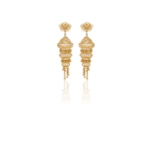 Three layer hanging jhoomer Dangles-1060007529064AA S342