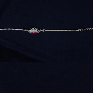Silver-Delight Rakhi