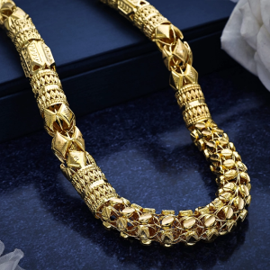 22K Traditional Heavy Gold Chain-CH15501 S360