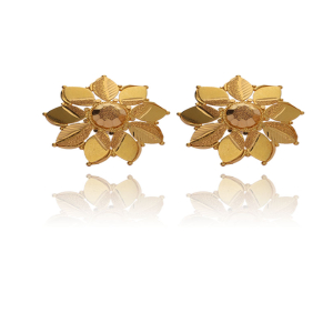 Gold Petal Glow stud-1060005861920AA S227