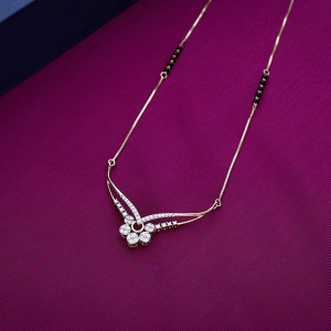 Sparkling Blossom Diamond Mangalsutra - DMS0722SU2E6I