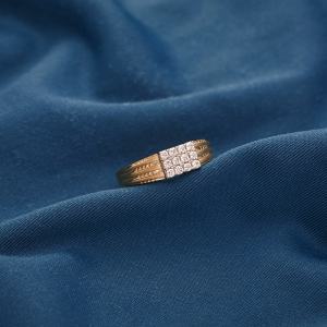 Imperial Square Diamond Men's Ring-DGRN1315 SU2E61 LMD9475Y1
