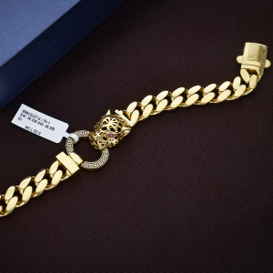 Regal Link Gold Bracelet for Men - BRCG2194SU2ECD
