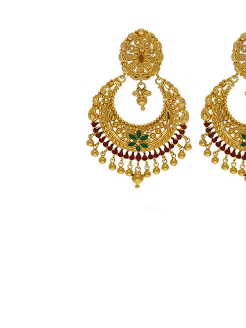 Heritage Elegance Of Chand Bali Earring - Image 2