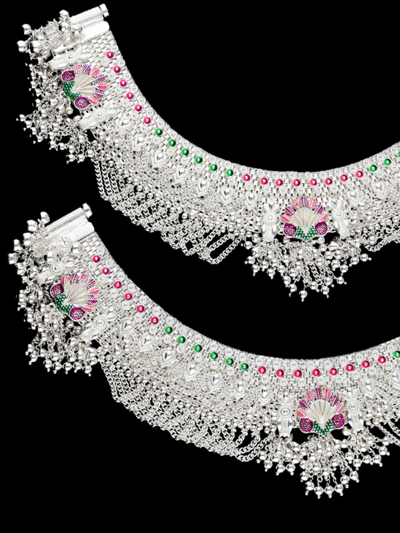 Silver Payal - 1060007133971AA-S266 - Image 2