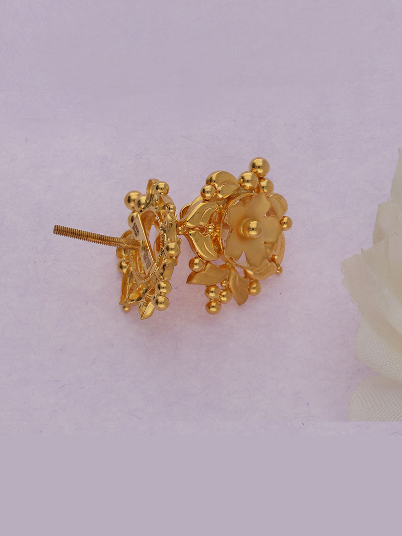 Heritage Blooms Stud Earrings-1060007199434AA S263 - Image 3