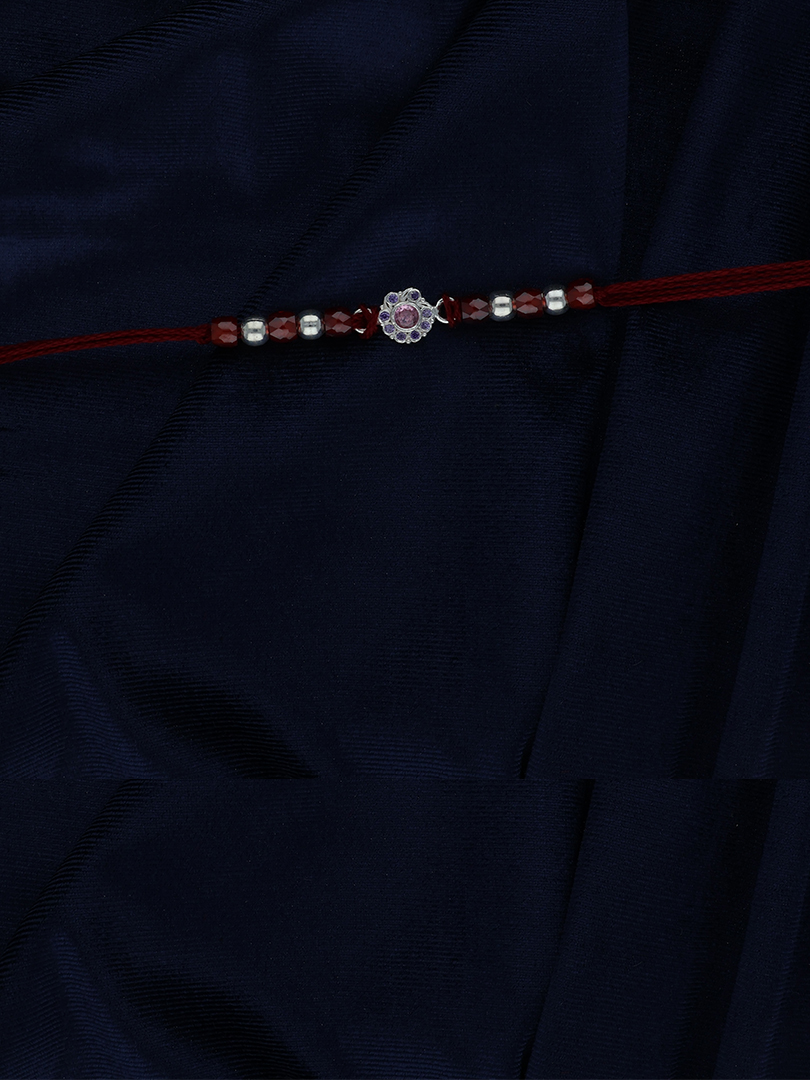 Silver Loom Rakhi - Image 2