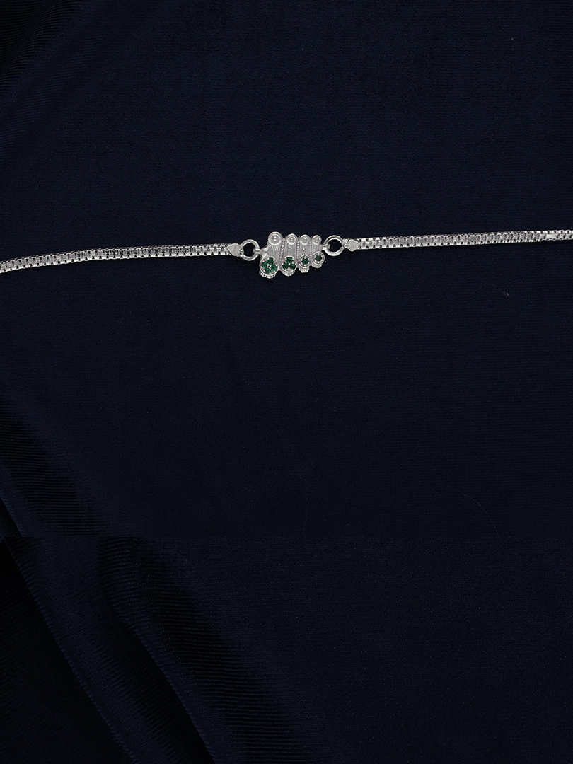Silver Luminary Rakhi - Image 2