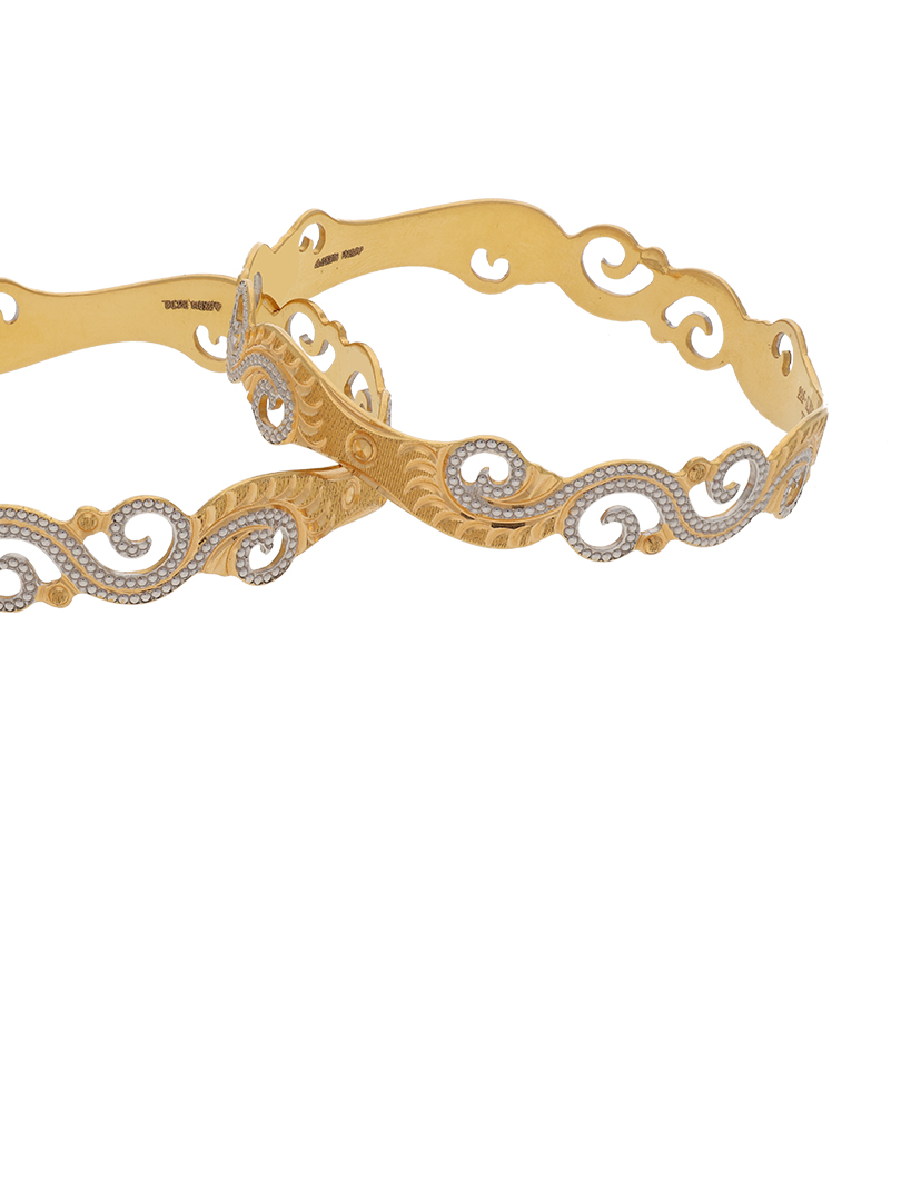 Swirl Elegance Bangles-1060001814777AA S101 - Image 2