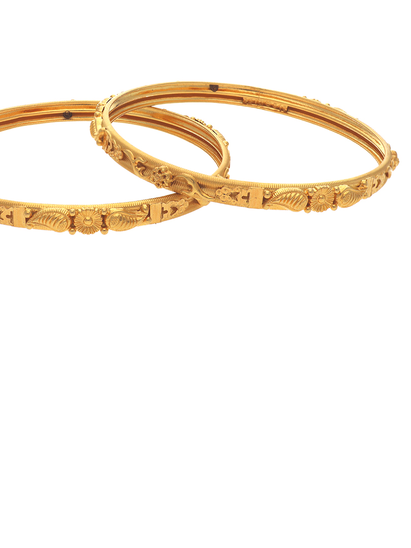 Blooming Artwork Bangles-1060007058786 - Image 2