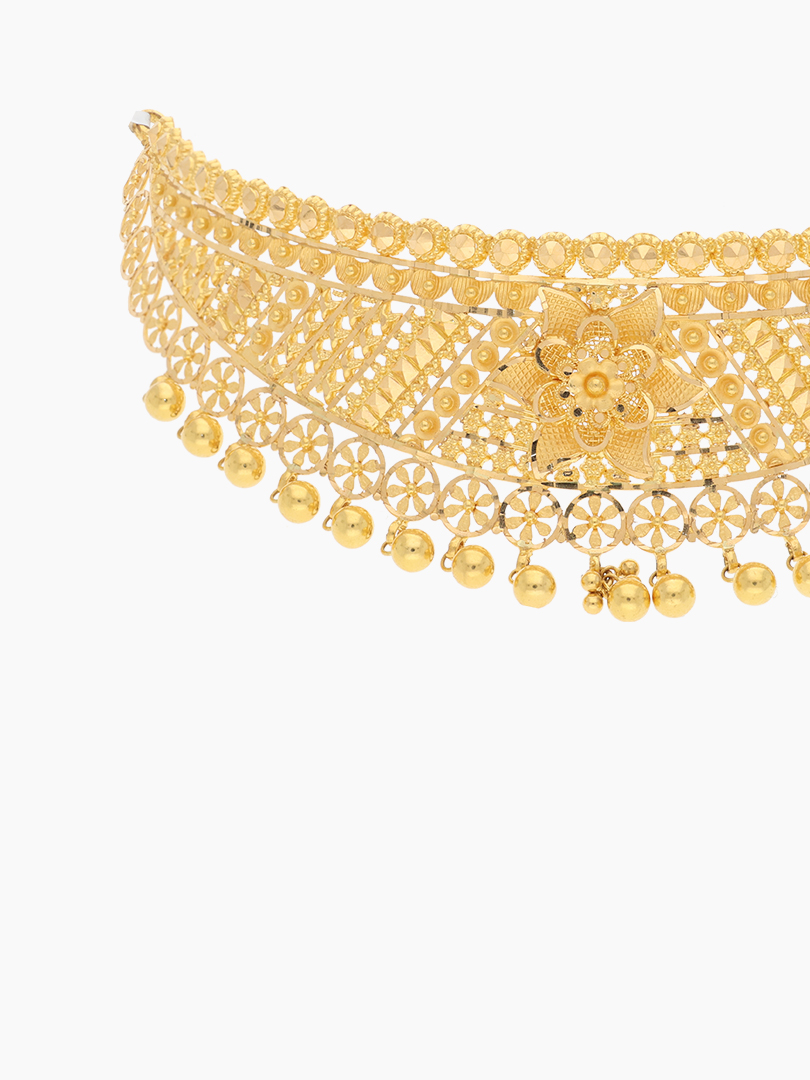 Impressive Gold Choker-1060005661728 - Image 2