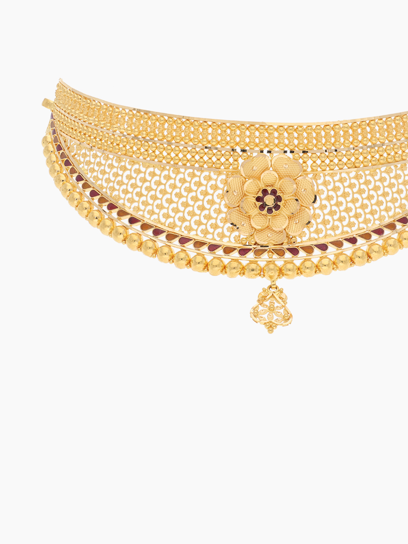 Royal Blossom Choker-1060007510963 - Image 2