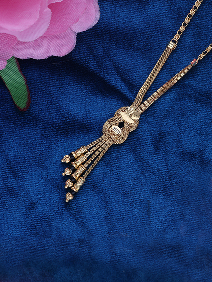 Elegant Tassel Chain Mangalsutra -1060008417445AAS27 - Image 2