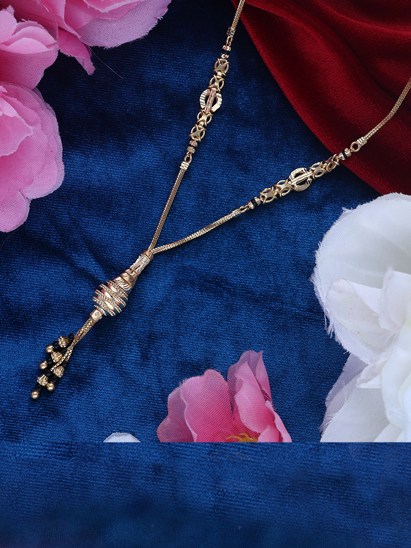 Modern Drop Pendant Mangalsutra-1060008417452AAS27 - Image 2