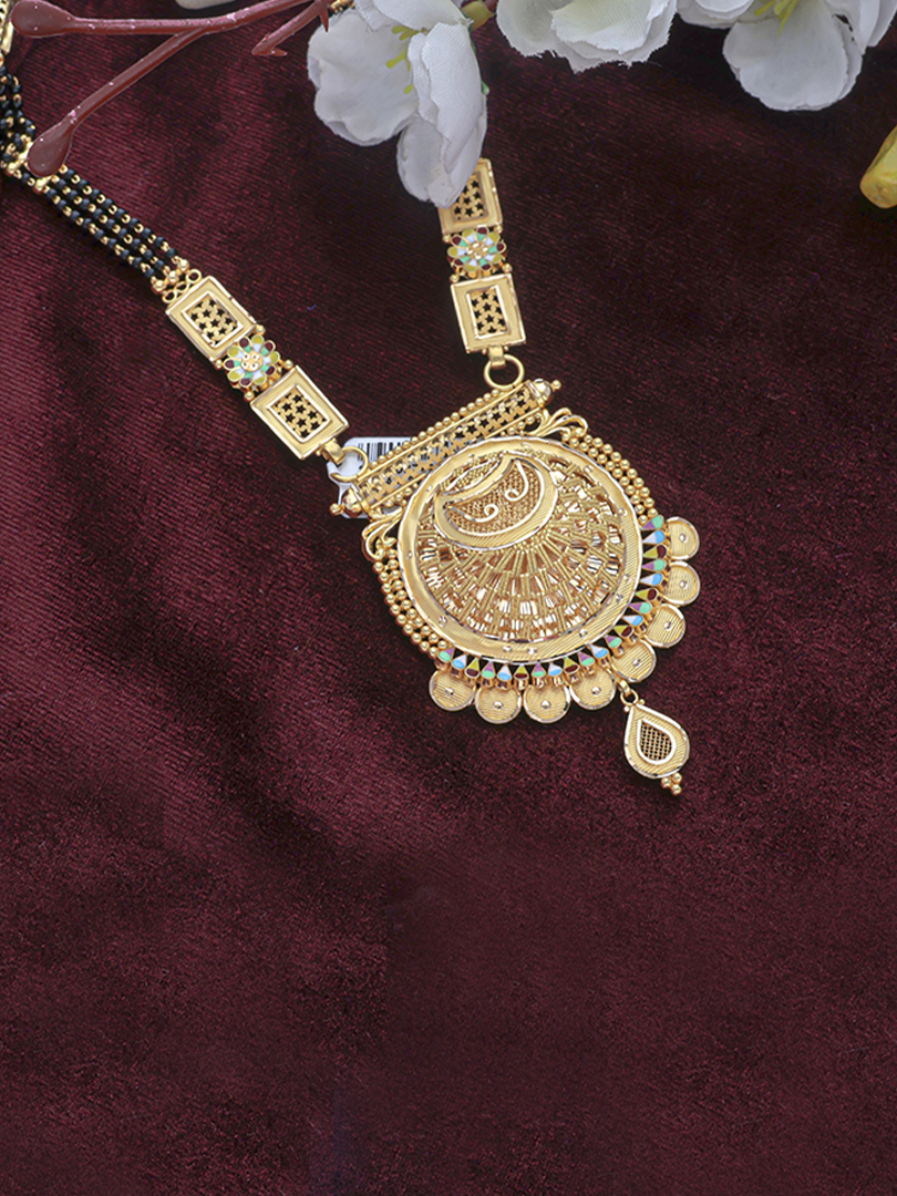 Royal Crescent Pendant Mangalsutra -1060008749997AAS27 - Image 2