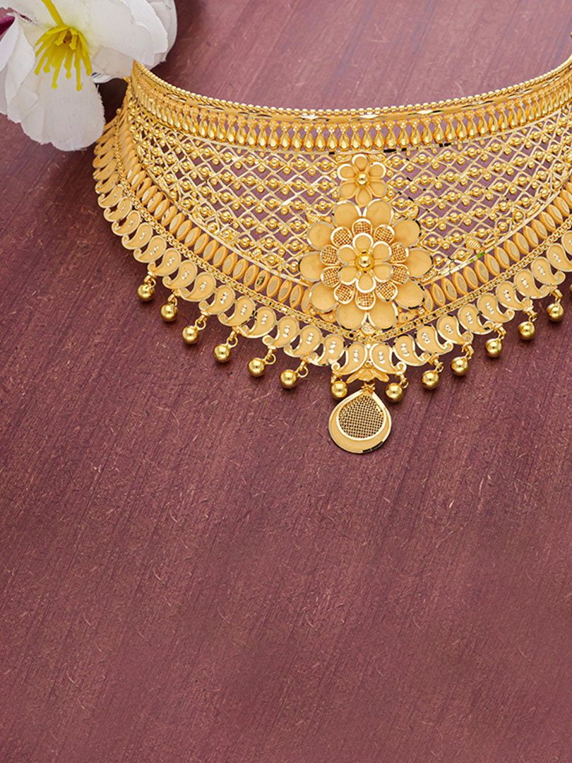 Grid Work Floret Choker-1060009062248AA S141 - Image 2