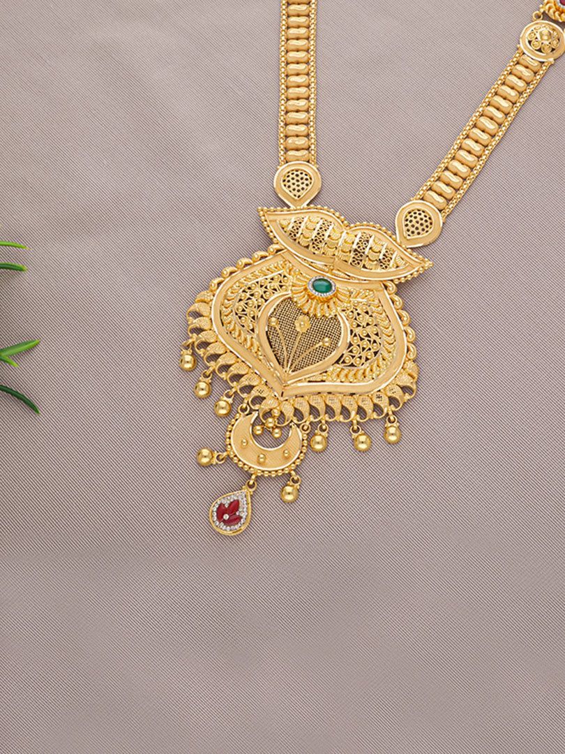 Elegant Half Kalash Design Necklace - Image 2