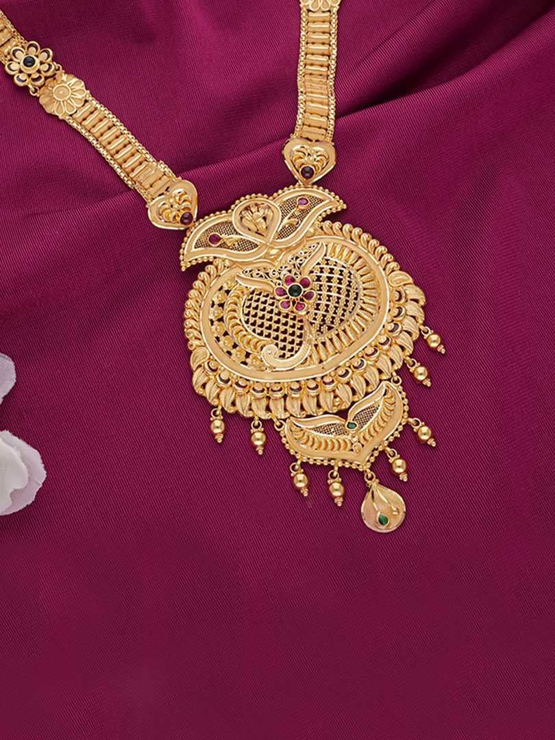 Ethinic Crystal Meenakari Necklace - Image 2