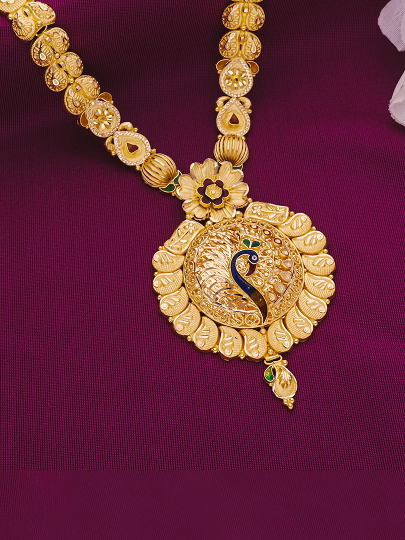Peacock Majesty Necklace-1060009180829AA S287 - Image 2