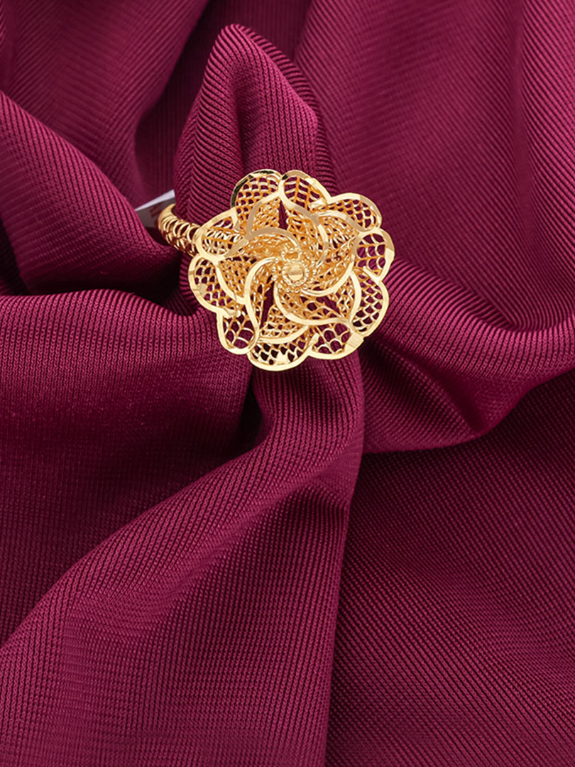 Gilded Feather Serenity Ring-1060009158255AA S353 - Image 2