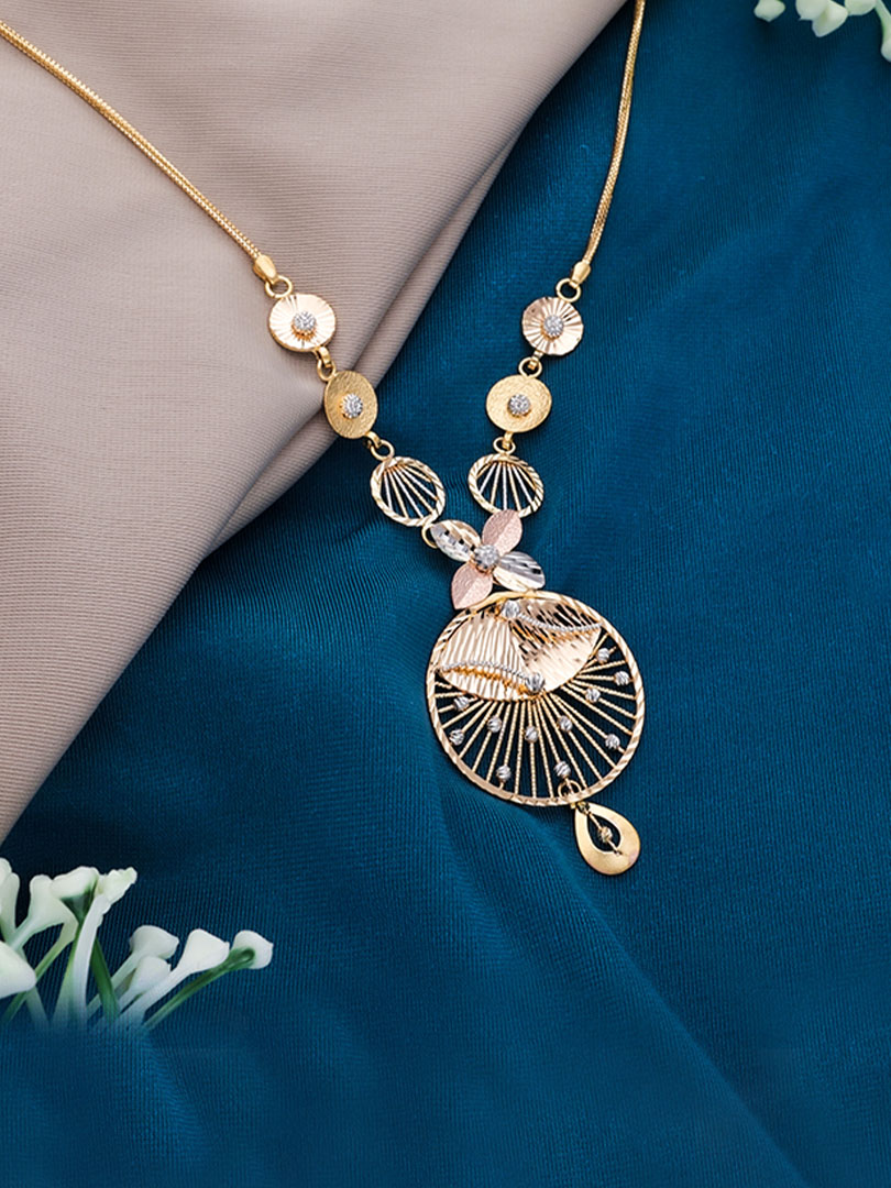Rose Radiance Circle Necklace-1060009110987AA S264 - Image 2