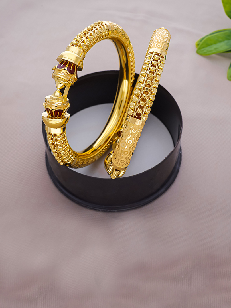 22kt Gold Enchanted Mosaic Bangles-106000956781AA S313 - Image 2