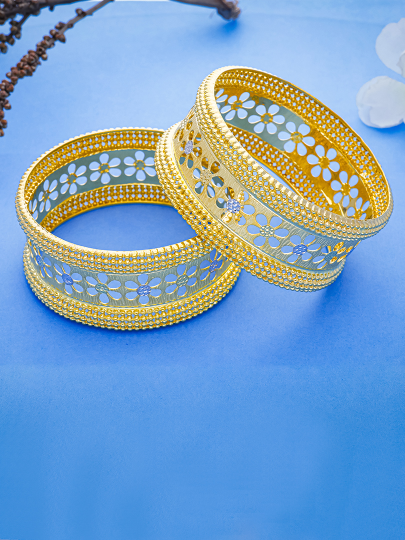 Golden Veil Bangles-1060009848293AA S101 - Image 2