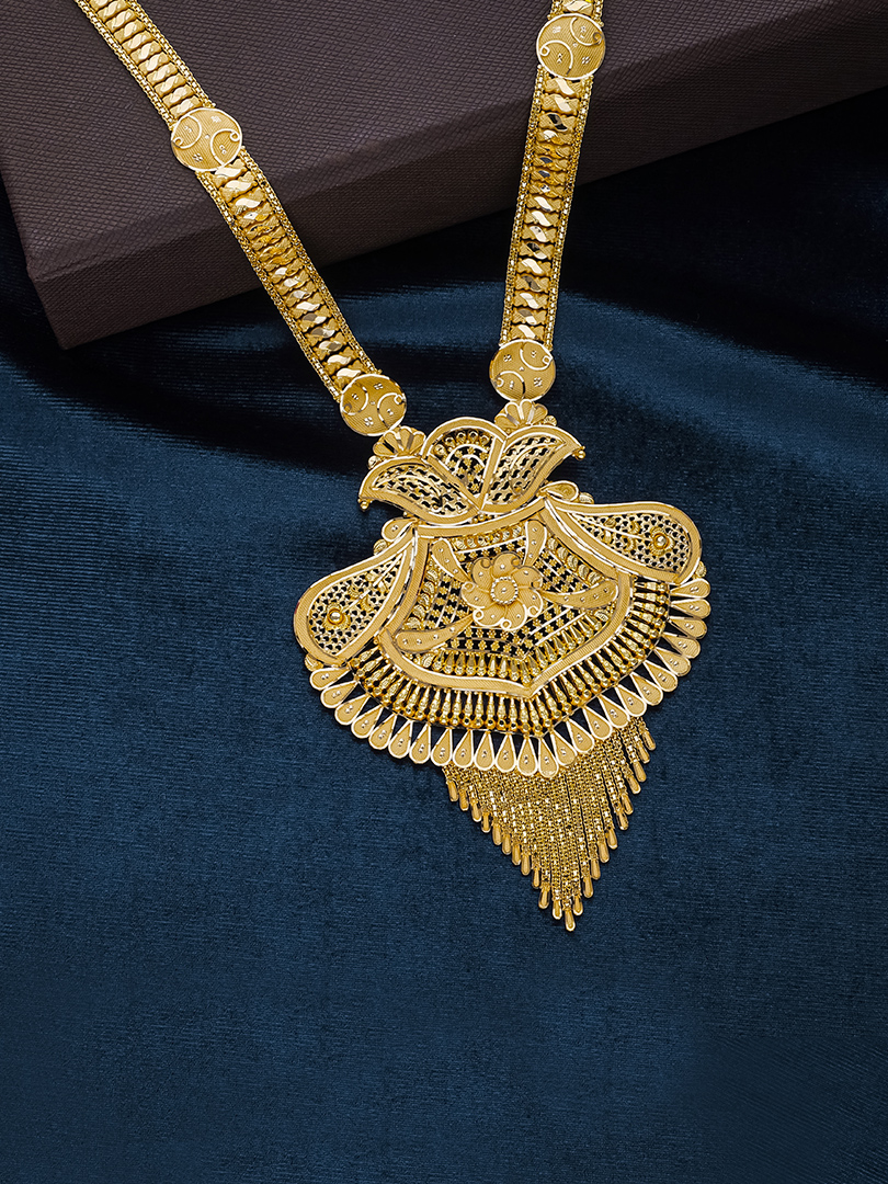 Noble Dynasty Long Gold Necklace-1060009951504AA S110 - Image 2