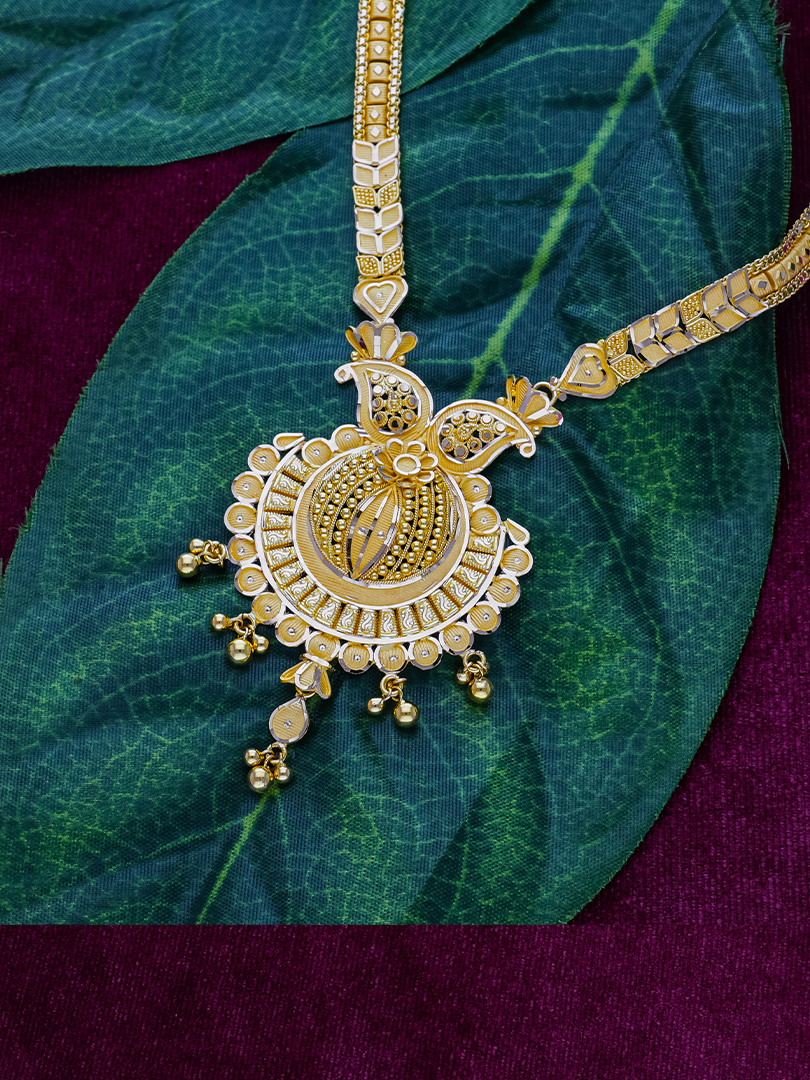 Radiant Reverie Long Gold Necklace-1060010122641AA S252 - Image 2