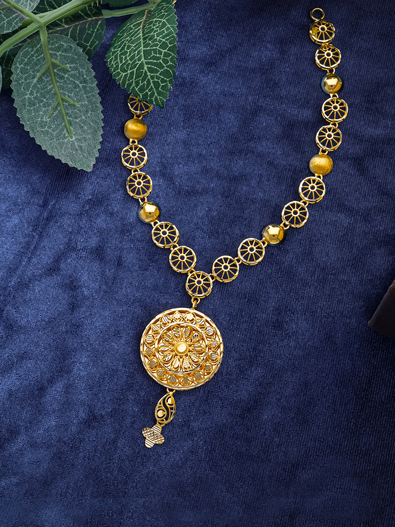 Circle Crescent Necklace-106001025127773AA S353 - Image 2