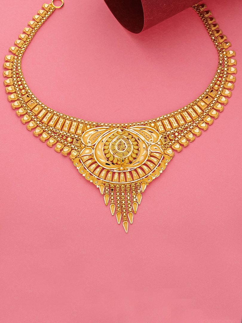 Textured Essence Necklace-1060010685894AA S329 - Image 2