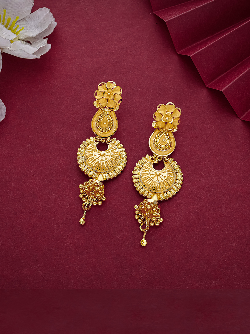 Gilded Moonbeam Earrings - Image 2