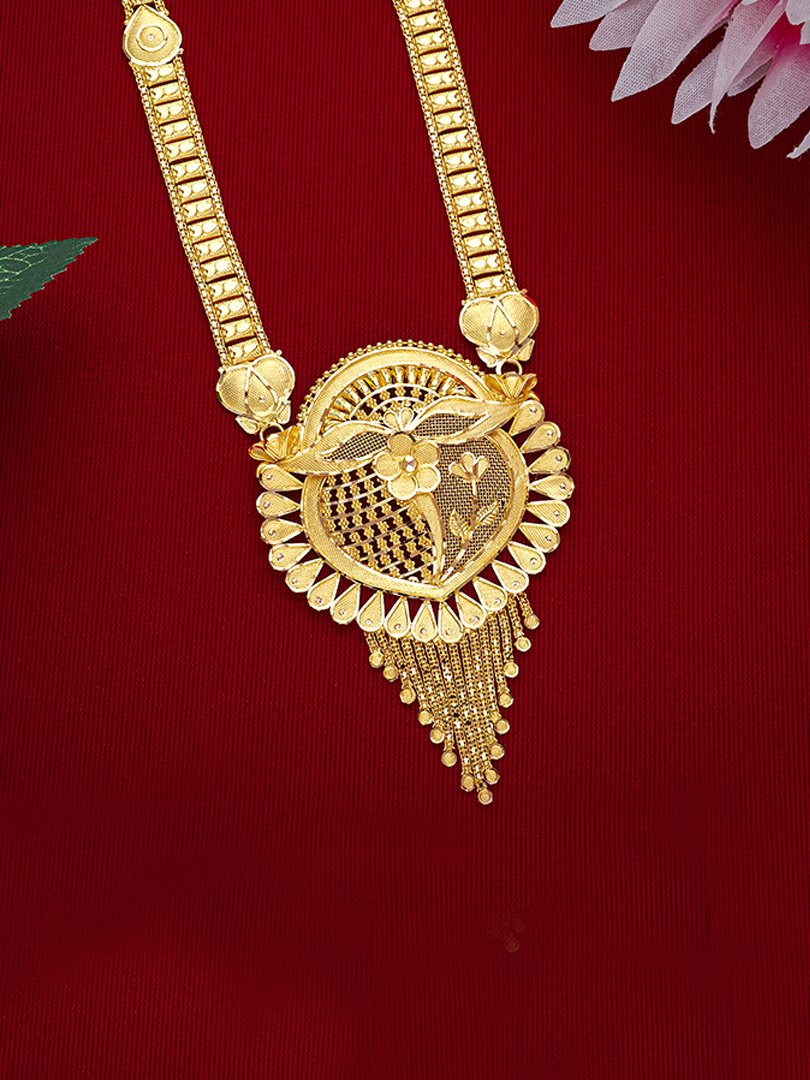 Golden Cascade Long Gold Necklace-1060010868501AA S401 - Image 2
