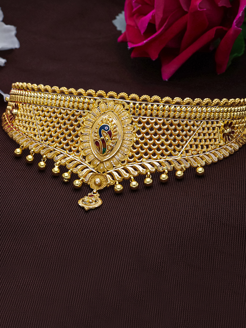 Peacock Grace Choker-1060011014549AA S373 - Image 2
