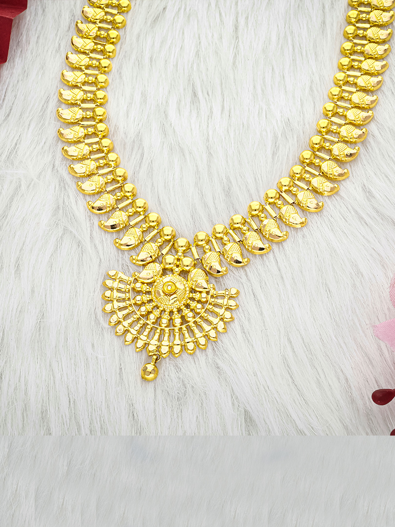 Surya Valli Classic Long Gold Necklace-1060011001709AA S101 - Image 2