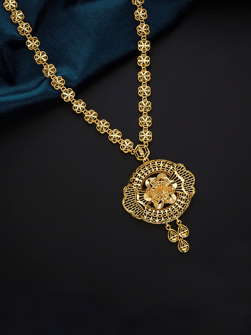 Beylik Long Gold Necklace-1060011066685AA S364 - Image 2